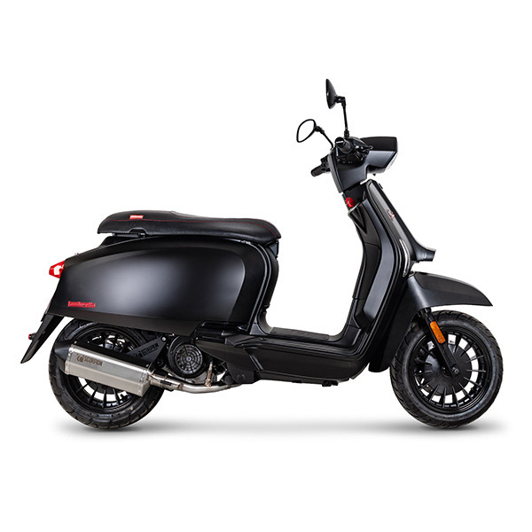 Scorpion Exhaust Lambretta V-125 Special Euro 5+ Brushed stainless Serket parallel full system